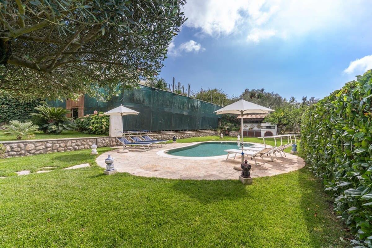 Villa Mimosa Rustic Elegance Views & Pool マッサ・ルブレンセ エクステリア 写真